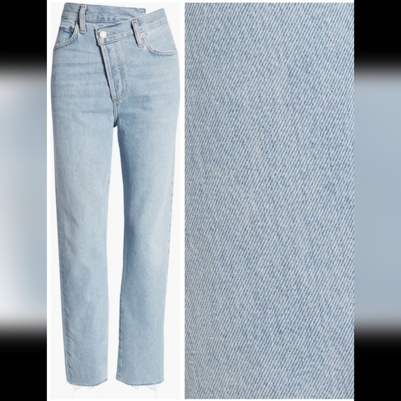 Agolde Crisscross High Waist Organic Cotton Jeans - Picture 3 of 9
